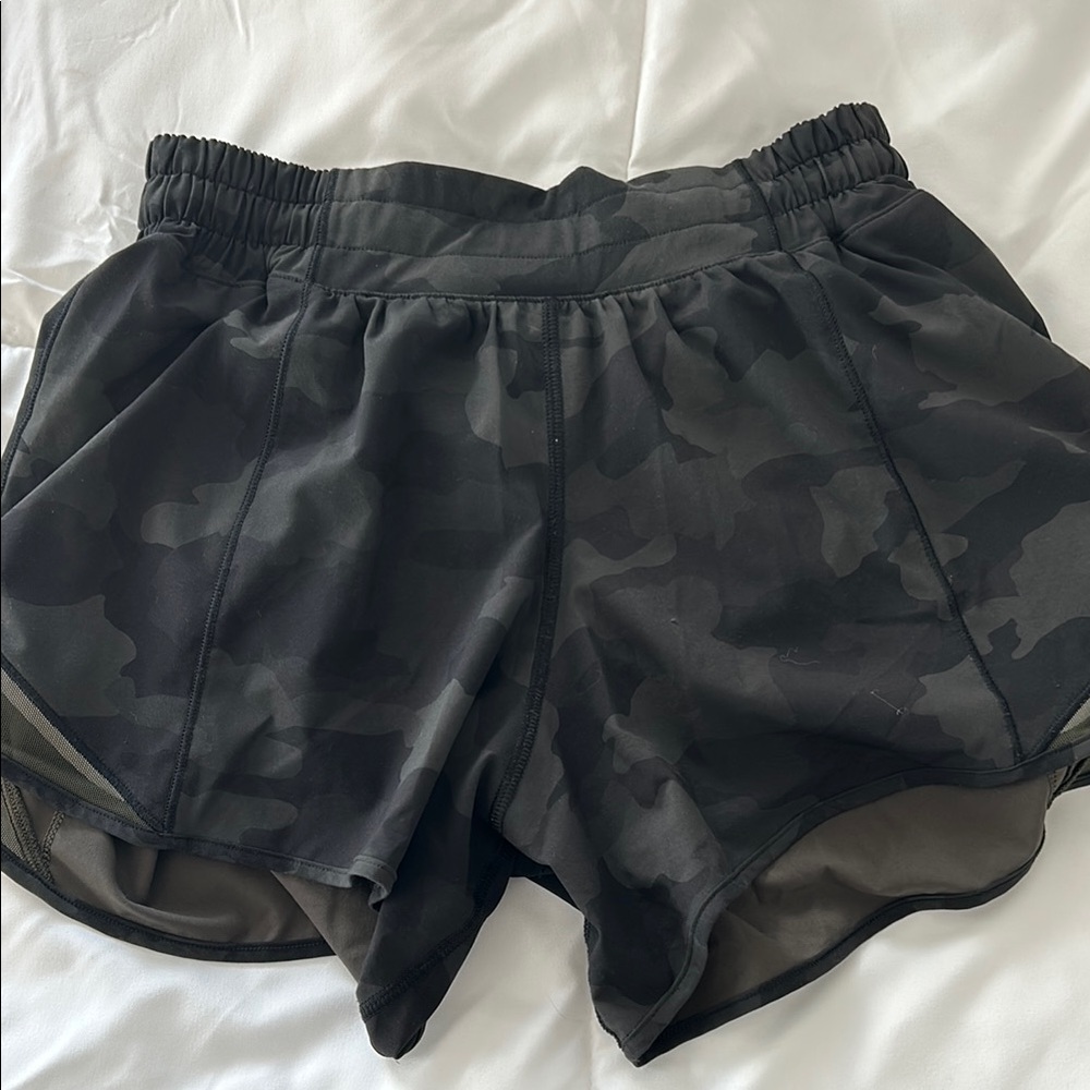Black Athletic Shorts with Moisture-Wicking Fabric and Comfortable Fit
